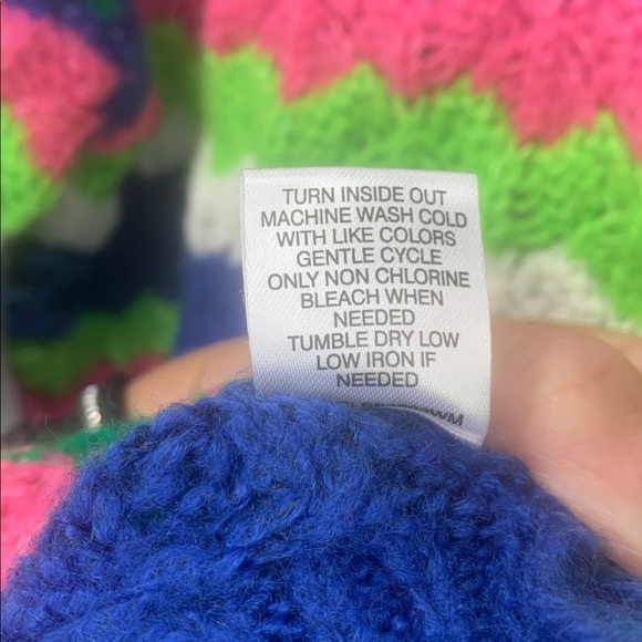 99 Jane Street Bright Striped Sweater Women’s Size XL - Picture 4 of 6